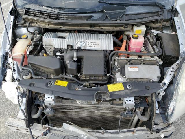 JTDKN3DU0C5524507 - 2012 TOYOTA PRIUS SILVER photo 11