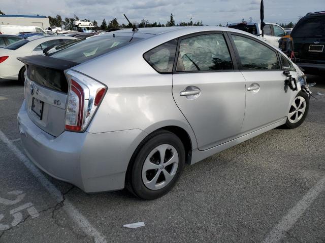 JTDKN3DU0C5524507 - 2012 TOYOTA PRIUS SILVER photo 3