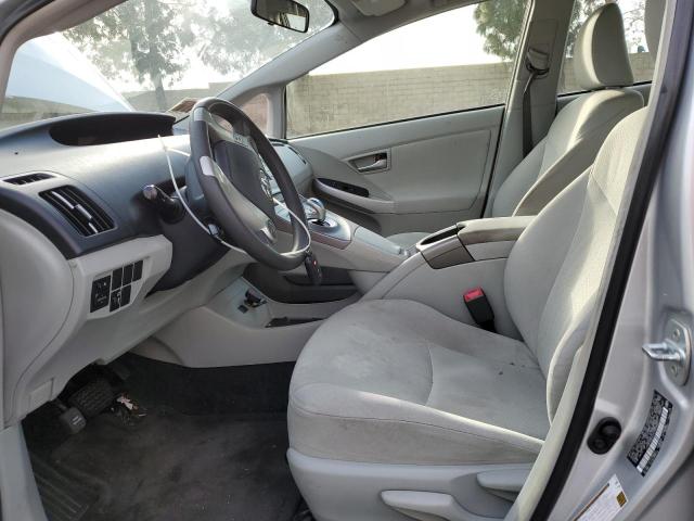 JTDKN3DU0C5524507 - 2012 TOYOTA PRIUS SILVER photo 7