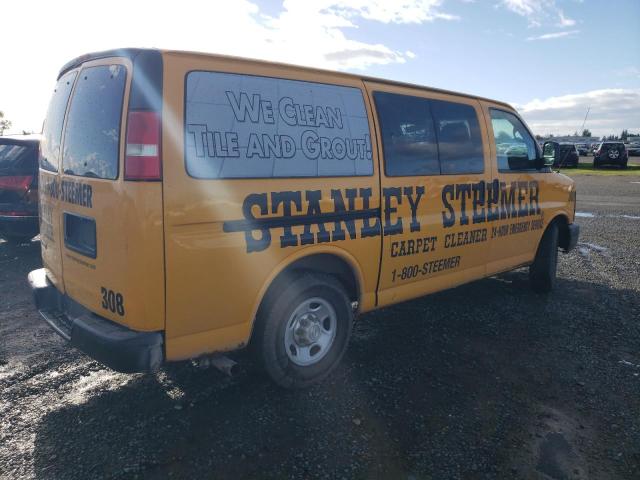 1GCGG25C681178588 - 2008 CHEVROLET EXPRESS G2 YELLOW photo 3