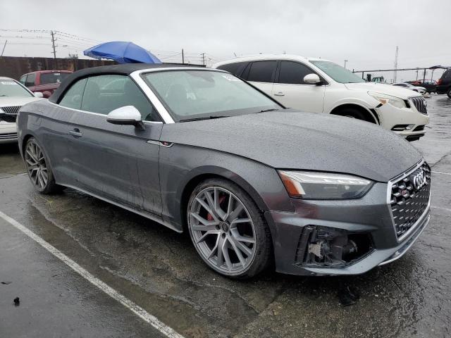 WAUW4GF58NN001401 - 2022 AUDI S5 PREMIUM PLUS ნაცრისფერი ფოტო 4