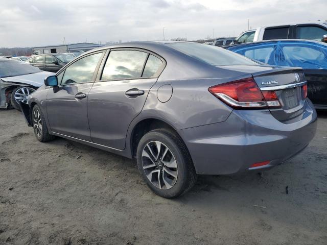 19XFB2F83FE011734 - 2015 HONDA CIVIC EX GRAY photo 2