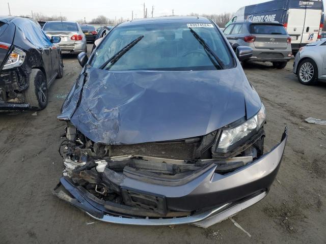 19XFB2F83FE011734 - 2015 HONDA CIVIC EX GRAY photo 5