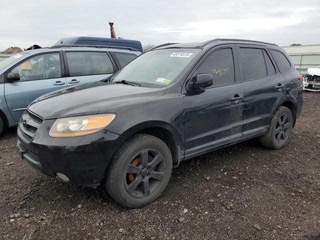 5NMSH13E68H164847 - 2008 HYUNDAI SANTA FE SE BLACK photo 1