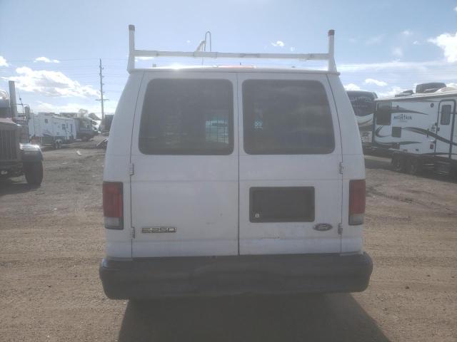 1FTNE24W26DA79903 - 2006 FORD ECONOLINE E250 VAN WHITE photo 6