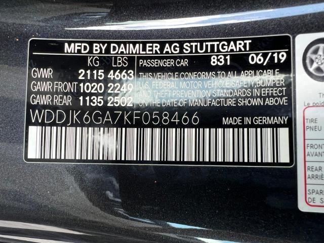 WDDJK6GA7KF058466 - 2019 MERCEDES-BENZ SL 450 BLACK photo 15