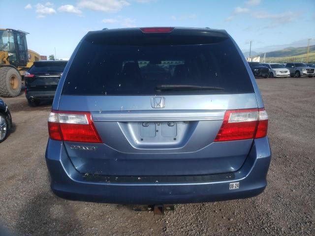 5FNRL38717B036051 - 2007 HONDA ODYSSEY EXL BLUE photo 6