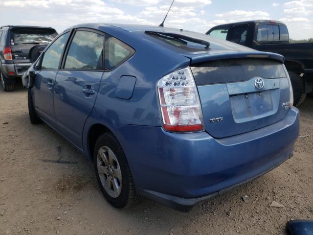 JTDKB20U277634686 - 2007 TOYOTA PRIUS BLUE photo 3