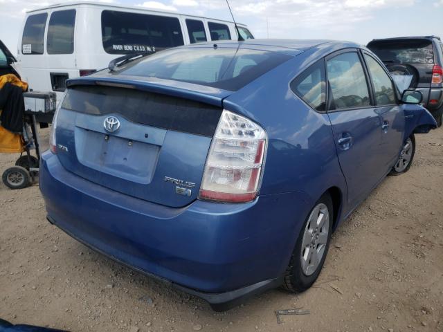 JTDKB20U277634686 - 2007 TOYOTA PRIUS BLUE photo 4