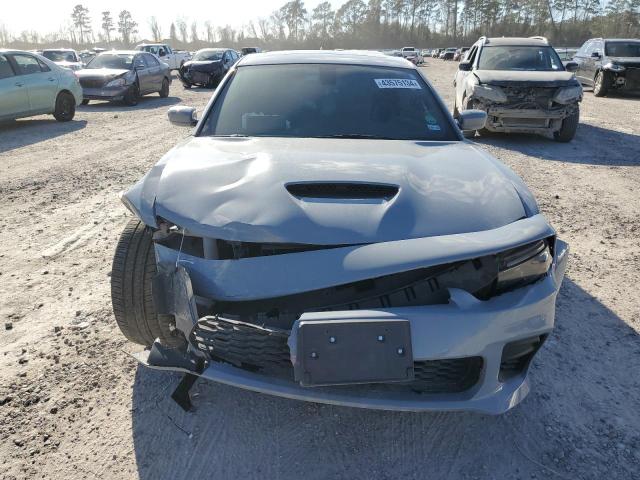 2C3CDXGJ0NH220870 - 2022 DODGE CHARGER SCAT PACK GRAY photo 5