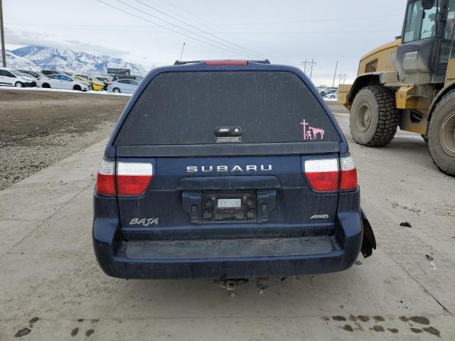 4S4BT62C236115643 - 2003 SUBARU BAJA SPORT BLUE photo 6