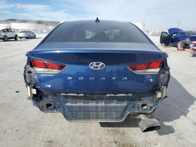 5NPE24AF8JH703649 - 2018 HYUNDAI SONATA SE BLUE photo 6