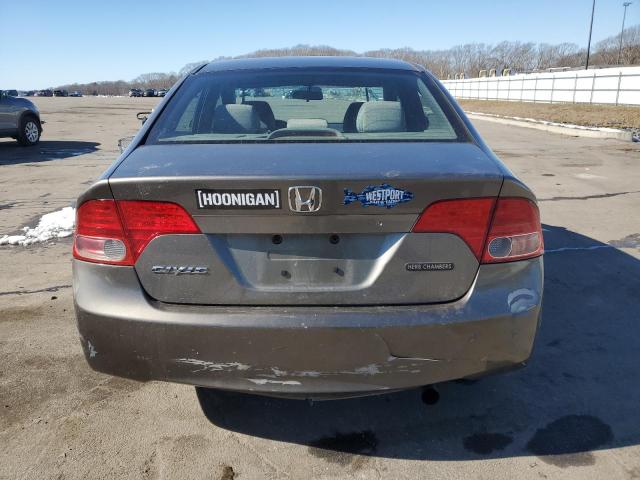 1HGFA168X7L139167 - 2007 HONDA CIVIC EX TAN photo 6