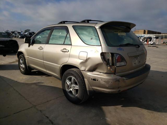 JTJGF10U620147459 - 2002 LEXUS RX 300 BEIGE photo 2