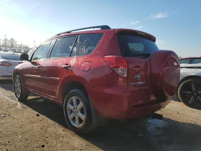 JTMZK31VX86015367 - 2008 TOYOTA RAV4 LIMITED RED photo 2