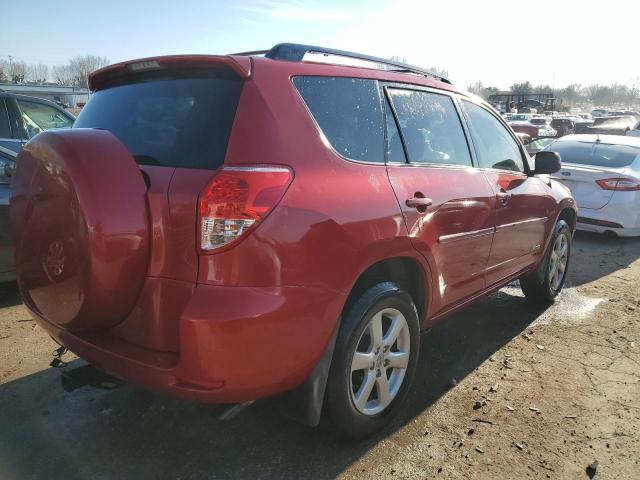 JTMZK31VX86015367 - 2008 TOYOTA RAV4 LIMITED RED photo 3