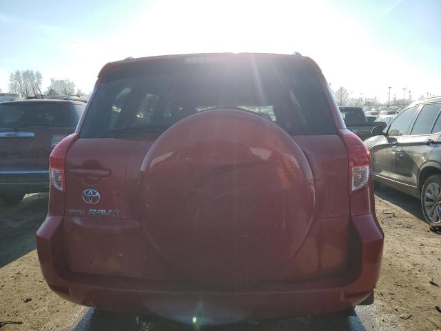 JTMZK31VX86015367 - 2008 TOYOTA RAV4 LIMITED RED photo 6