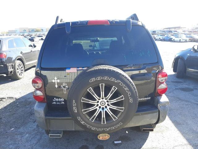 1J4GL38K26W218938 - 2006 JEEP LIBERTY RE BLACK photo 6
