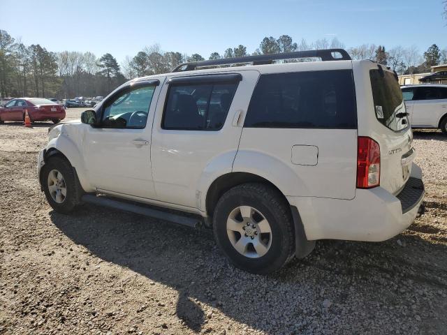 5N1AR1NB3AC625532 - 2010 NISSAN PATHFINDER S 白色 照片 2