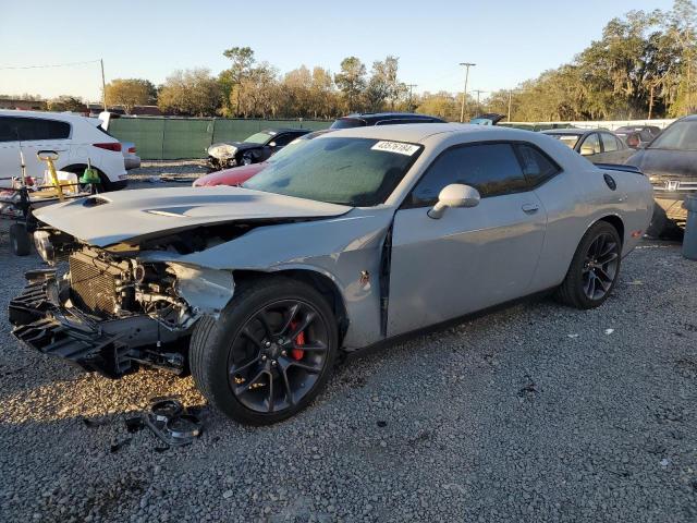 2C3CDZFJ1NH137056 - 2022 DODGE CHALLENGER R/T SCAT PACK GRAY photo 1