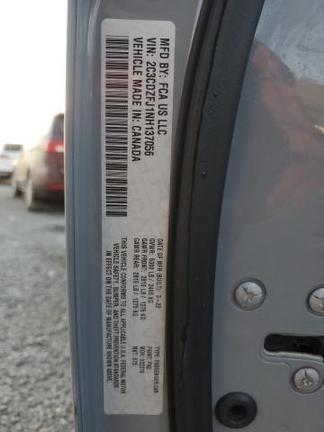 2C3CDZFJ1NH137056 - 2022 DODGE CHALLENGER R/T SCAT PACK GRAY photo 12