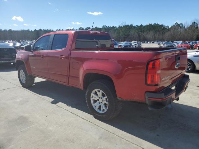 1GCGSBE34F1183090 - 2015 CHEVROLET COLORADO LT RED photo 2