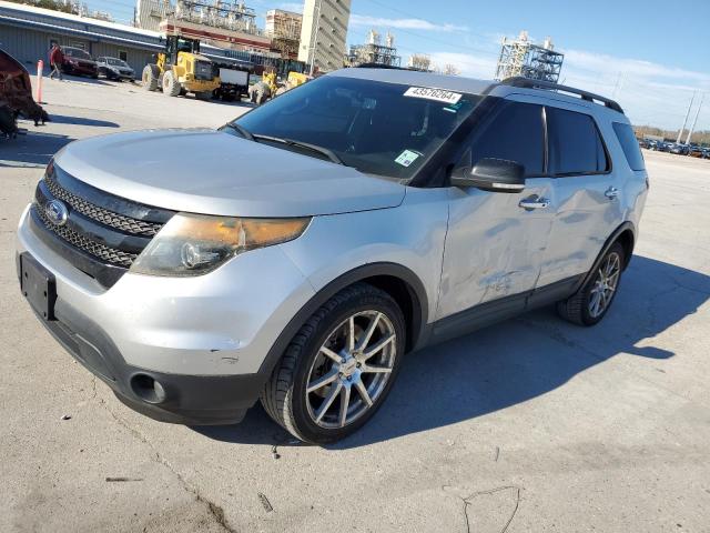 1FM5K8GT0EGA62491 - 2014 FORD EXPLORER SPORT SILVER photo 1