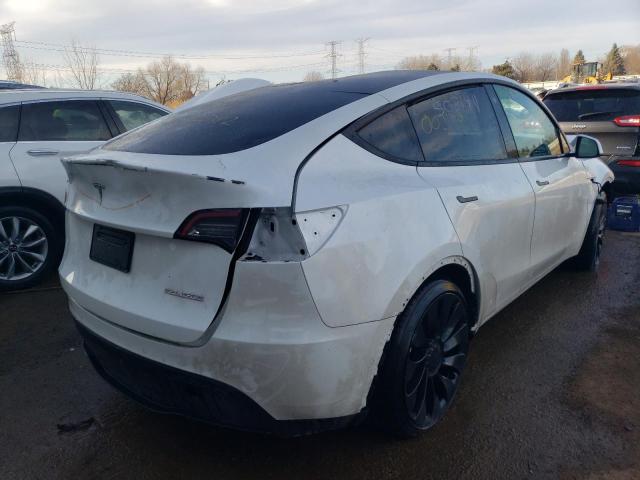 7SAYGDEFXNF542110 - 2022 TESLA MODEL Y WHITE photo 3