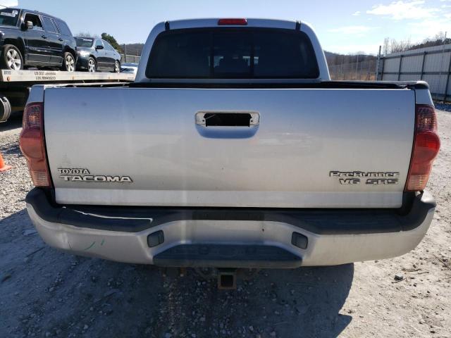5TEJU62N47Z416275 - 2007 TOYOTA TACOMA DOUBLE CAB PRERUNNER SILVER photo 6