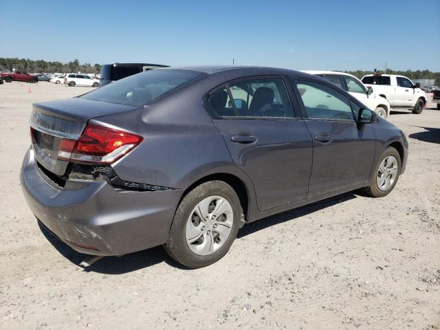 19XFB2F53FE082535 - 2015 HONDA CIVIC LX GRAY photo 3