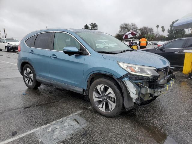 5J6RM3H97GL022502 - 2016 HONDA CR-V TOURING BLUE photo 4