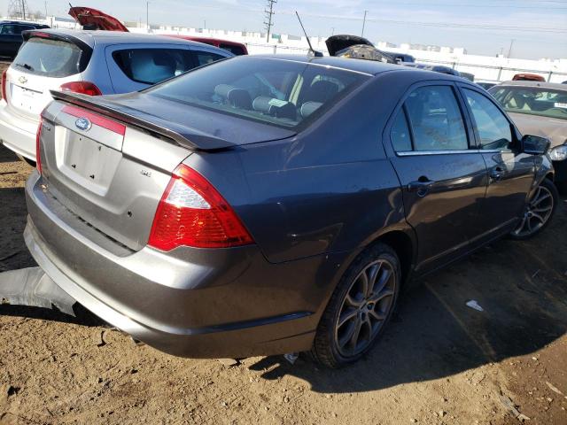 3FAHP0HA0AR371081 - 2010 FORD FUSION SE GRAY photo 3