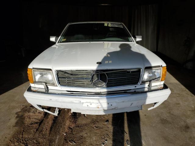 WDBCA45E2MA586155 - 1991 MERCEDES-BENZ 560 SEC WHITE photo 5