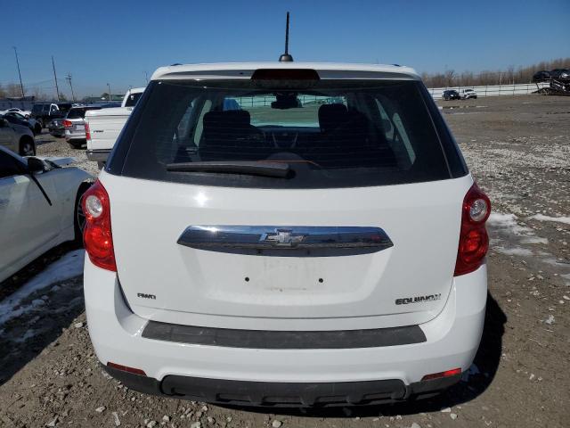 2GNFLEEK8F6127837 - 2015 CHEVROLET EQUINOX LS WHITE photo 6