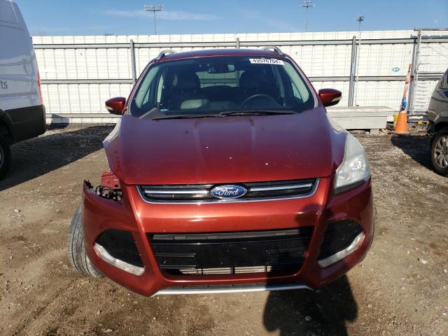 1FMCU9J93EUC64991 - 2014 FORD ESCAPE TITANIUM ORANGE photo 5