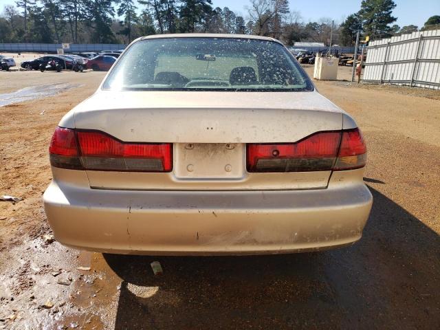 1HGCG165X1A007746 - 2001 HONDA ACCORD EX GOLD photo 6