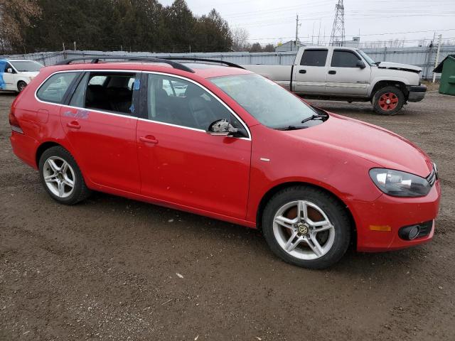 3VWPL7AJ3EM626441 - 2014 VOLKSWAGEN JETTA TDI RED photo 4