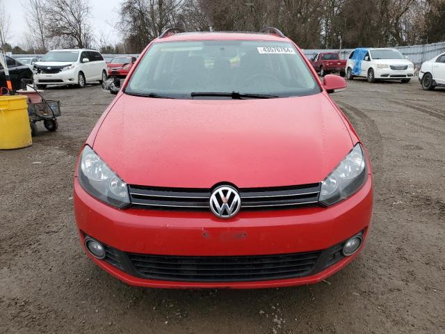 3VWPL7AJ3EM626441 - 2014 VOLKSWAGEN JETTA TDI RED photo 5