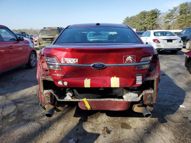 1FAHP2E8XDG133666 - 2013 FORD TAURUS SEL RED photo 6