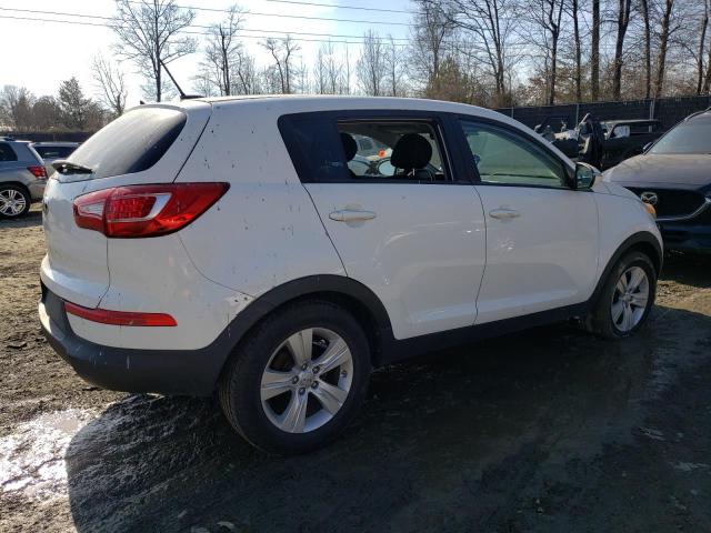 KNDPB3A26D7495053 - 2013 KIA SPORTAGE BASE WHITE photo 3