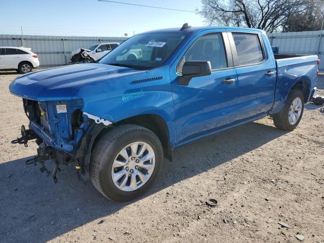 1GCPABEK7PZ110390 - 2023 CHEVROLET SILVERADO C1500 CUSTOM BLUE photo 1