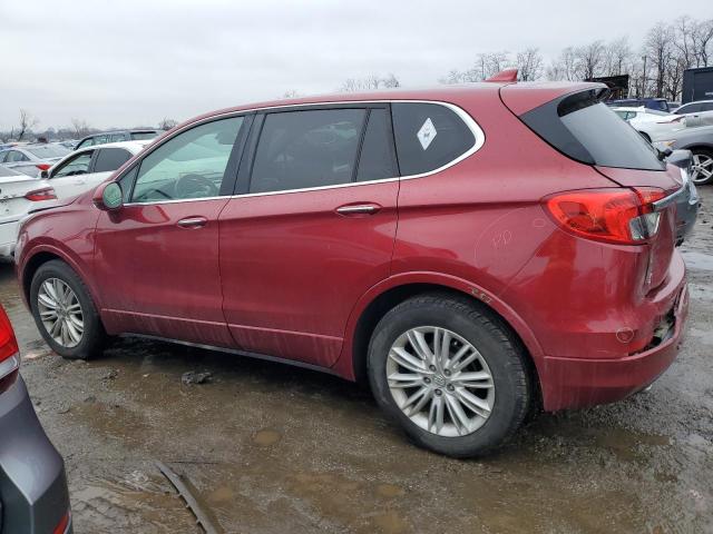 LRBFXASA2HD088487 - 2017 BUICK ENVISION PREFERRED RED photo 2