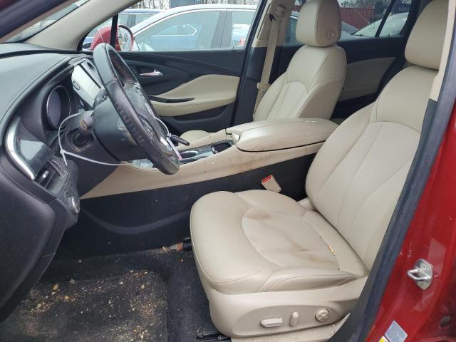 LRBFXASA2HD088487 - 2017 BUICK ENVISION PREFERRED RED photo 7