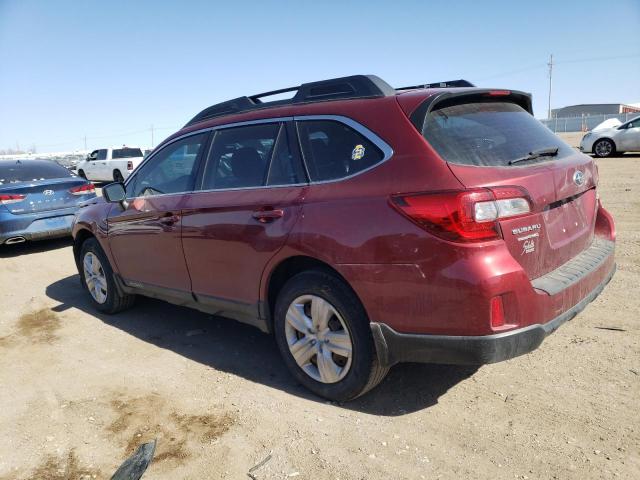 4S4BSBAC5F3262428 - 2015 SUBARU OUTBACK 2.5I MAROON photo 2