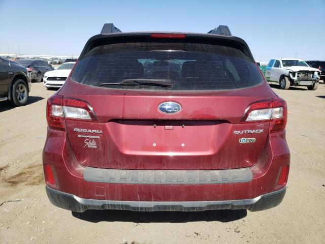 4S4BSBAC5F3262428 - 2015 SUBARU OUTBACK 2.5I MAROON photo 6