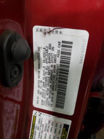 5Y2SL67887Z409237 - 2007 PONTIAC VIBE RED photo 12