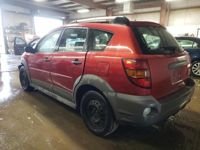 5Y2SL67887Z409237 - 2007 PONTIAC VIBE RED photo 2