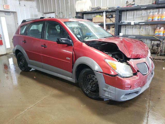 5Y2SL67887Z409237 - 2007 PONTIAC VIBE RED photo 4