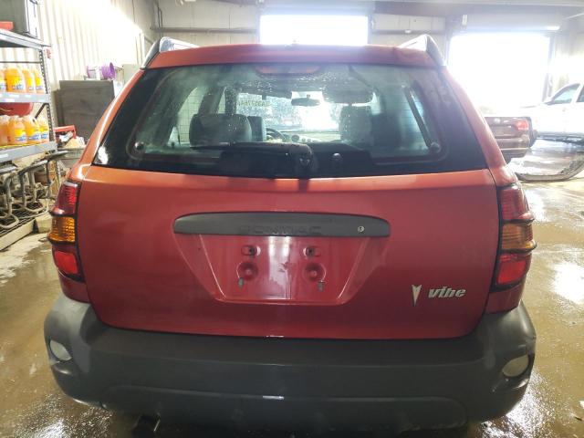 5Y2SL67887Z409237 - 2007 PONTIAC VIBE RED photo 6