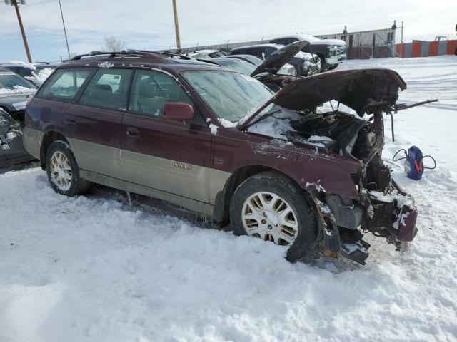 4S3BH806217639204 - 2001 SUBARU LEGACY OUTBACK H6 3.0 LL BEAN BURGUNDY photo 4